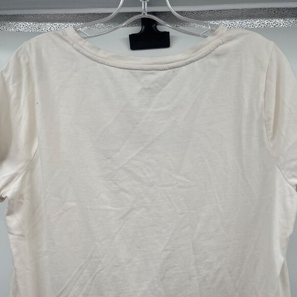 J.Jill Womens More Love Compassion Tee Embroidered Size Medium - Picture 6 of 8
